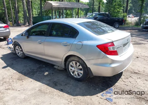 2012 Honda Civic Lx z USA, uszkodzony, nr VIN 19XFB2F57CE081626